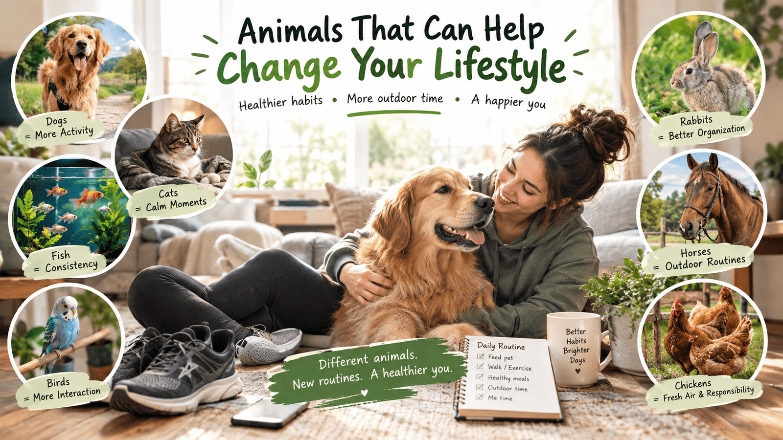Animals That Can Help Change Your Lifestyle: Everyday Lessons From Life With Pets